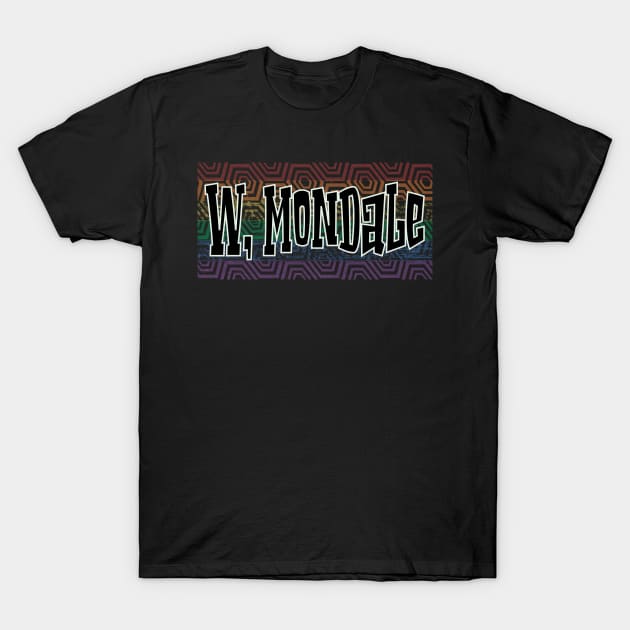 LGBTQ PATTERN AMERICA MONDALE T-Shirt by Zodiac BeMac